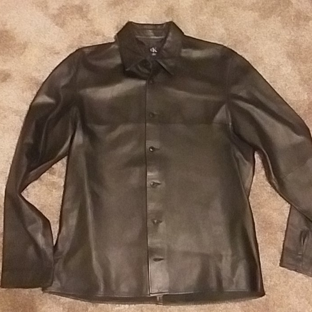 Leather shirt